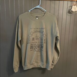 Gildan Olive Plantaholic Sweatshirt